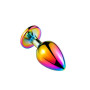 Plug Anal Acero Tornasol Pequeño Perla Arcoiris  | Ts Mayorista | S...