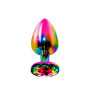 Plug Anal Acero Tornasol Pequeño Perla Arcoiris  | Ts Mayorista | S...