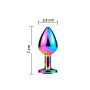 Plug Anal Acero Tornasol Pequeño Perla Arcoiris  | Ts Mayorista | S...
