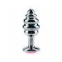 Plug Anal Waves de Acero Pequeño Perla Rosa  | Ts Mayorista | Sex S...