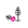 Plug Anal Waves de Acero Pequeño Perla Rosa  | Ts Mayorista | Sex S...
