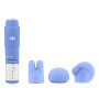 Vibrador Estimulador de Clítoris Puntas Intercambiables Azul Rosé  ...