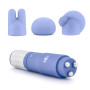 Vibrador Estimulador de Clítoris Puntas Intercambiables Azul Rosé  ...
