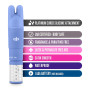 Vibrador Estimulador de Clítoris Puntas Intercambiables Azul Rosé  ...
