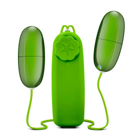 Bala Vibradora Doble con Control Pop Eggs Verde Bala Vibradora Doble con Control Pop Eggs Verde  | Ts Mayorista | S...
