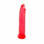 Jelly Pene Anal Rojo 14,5 x 2,5 cm