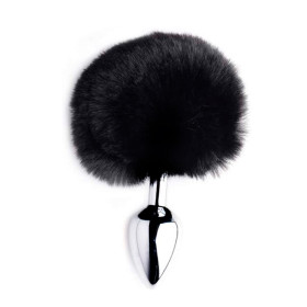 Plug Anal Mediano Cola de Conejo Negra Plug Anal Mediano Cola de Conejo Negra  | Ts Mayorista | Sex Shop M...