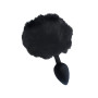 Plug de Silicona Pequeño Cola de Conejo Negra  | Ts Mayorista | Sex...
