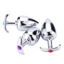 Plug Butt Anal de Acero Pequeño Joya Roja  | Ts Mayorista | Sex Sho...