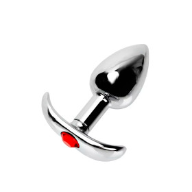 Plug Butt Anal de Acero Pequeño Joya Roja Plug Butt Anal de Acero Pequeño Joya Roja  | Ts Mayorista | Sex Sho...
