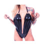 Trikini de Vinilo 2 Tiras al Cuello con Aros  | Ts Mayorista | Sex ...