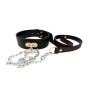Collar de Cuero con Cadena  | Ts Mayorista | Sex Shop Mayorista