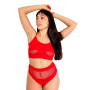 Conjunto Top y Culotte de Red Rojo Malena  | Ts Mayorista | Sex Sho...