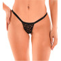 Colaless Brasilera en Puntilla con Tiras Anchas Negro Malena  | Ts ...