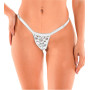 Colaless Brasilera en Puntilla con Tiras Anchas Blanco Malena  | Ts...