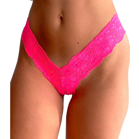 Colaless de Puntilla Fucsia Malena  | Ts Mayorista | Sex Shop Mayor...