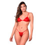 Conjunto de Tul Semi Transparente Regulable Rojo Malena  | Ts Mayor...
