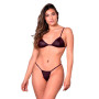 Conjunto de Tul Semi Transparente Regulable Negro Malena  | Ts Mayo...