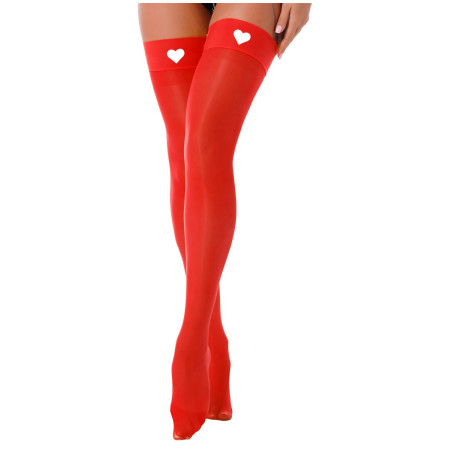 Medias Bucaneras Rojas Reina de Corazones  | Ts Mayorista | Sex Sho...