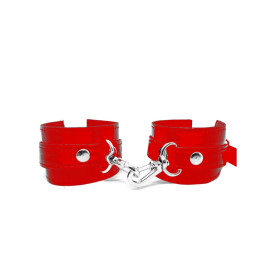 Esposas Chicas Rojas con Mosquetón Charol BDSM  | Ts Mayorista | Se...