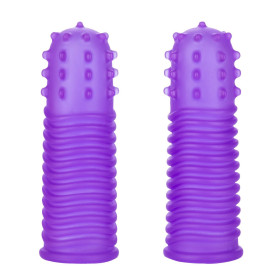 Funda de Dedo Texturizada Violeta Calexotics  | Ts Mayorista | Sex ...
