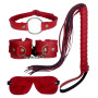 Kit Bondage BDSM 4 Piezas Rojo  | Ts Mayorista | Sex Shop Mayorista