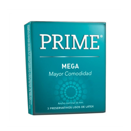 Preservativos Mega x3 Mayor Comodidad Prime  | Ts Mayorista | Sex S...