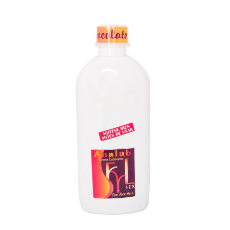 Crema Lubricante Analub Chocolate con Aloe Vera 250 ml Fyl Sex  | T...