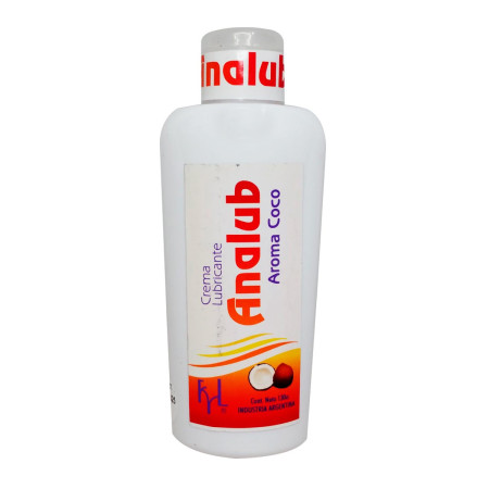 Crema Lubricante Analub Aroma a Coco 130 ml Fyl Sex  | Ts Mayorista...