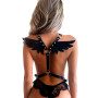 Arnés con Alas Charol Negro  | Ts Mayorista | Sex Shop Mayorista