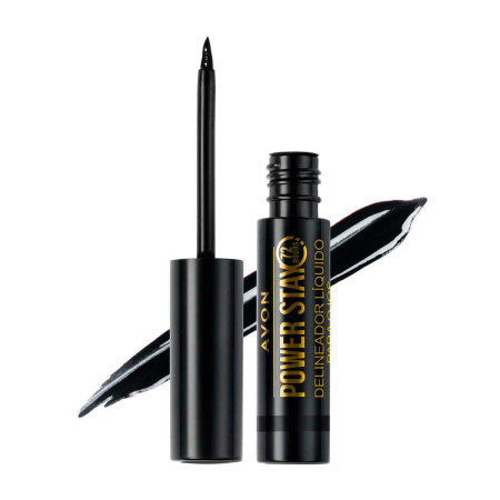 Delineador Líquido | Power Stay Larga Duración Blackest Black Avon ...