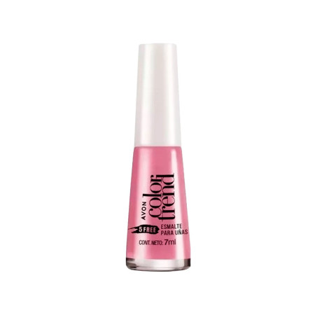 Esmalte 5 Free | Color Trend Rosa Suave Avon  | Ts Mayorista | Sex ...