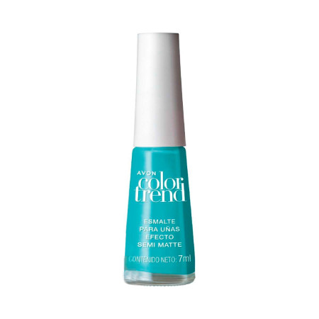 Esmalte Semi Matte | Color Trend Azul Mate Avon  | Ts Mayorista | S...