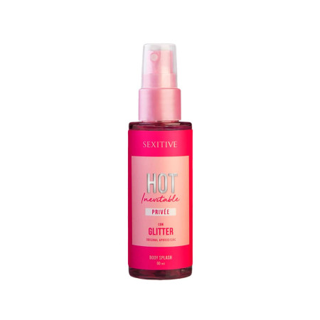 Body Splash Hot Inevitable Privée con Glitter | 60ml Sexitive  | Ts...