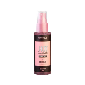 Body Splash Hot Inevitable So Excited con Glitter | 60ml Sexitive Body Splash Hot Inevitable So Excited con Glitter | 60ml Sexitive  ...