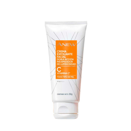 Crema Exfoliante Facial Acción Dual Vitamina C Anew 50ml| Avon  | T...