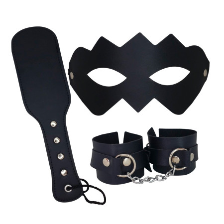 Kit Bondage BDSM 3 Piezas Negro  | Ts Mayorista | Sex Shop Mayorista