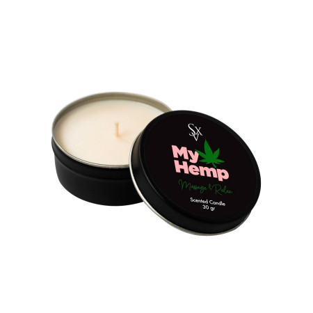 Vela de Masajes Candle My Hemp Sexitive 30 gr  | Ts Mayorista | Sex...