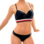 Conjunto Deportivo Top y Panty Negro Talle 2 Tiento Lingerie  | Ts ...