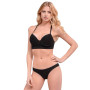 Conjunto Top y Colaless Negro Talle 1 Tiento Lingerie  | Ts Mayoris...