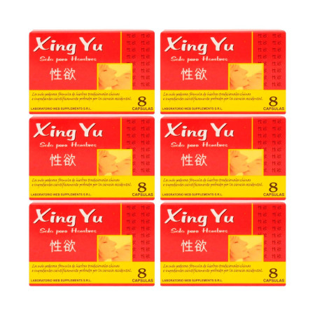 Xing Yu 8 Capsulas Potenciador Masculino x6 Unidades  | Ts Mayorist...
