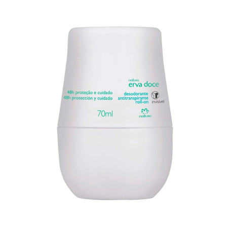 Desodorante Antimanchas Roll On| Erva Doce 70ml Natura  | Ts Mayori...