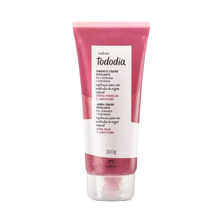 Tododia Jabón Liquido Exfoliante Mora Roja y Jabuticaba 100g Natura...