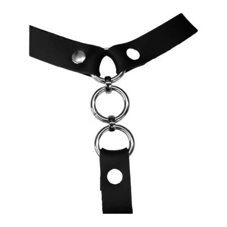 Arnés 3 argollar Choker Tiro Largo  | Ts Mayorista | Sex Shop Mayor...