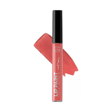 Labial Líquido Lip Paint Hidratante Semi Matte Candy Pink Avon  | T...