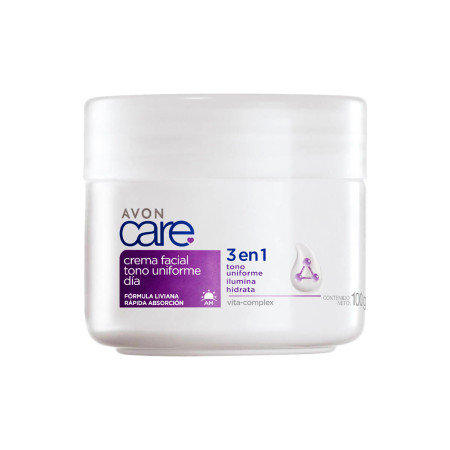 Crema Facial Tono Uniforme Día 100g Avon Care  | Ts Mayorista | Sex...
