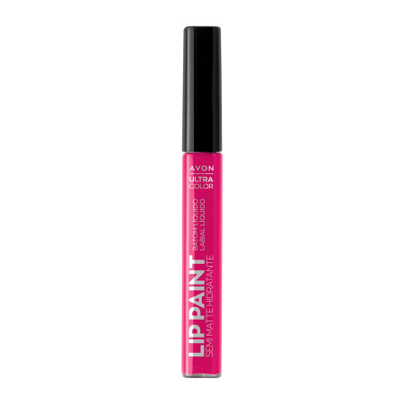 Labial LIquido Lip Paint Semi Matte Hidratante Sassy Fuchsia Avon  ...