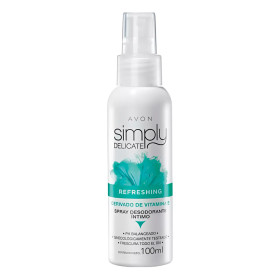 Desodorante Intimo en Spray Simply Delicate 100ml Avon Desodorante Intimo en Spray Simply Delicate 100ml Avon  | Ts Mayori...