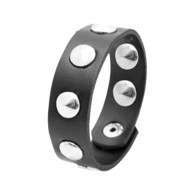 Muñequera Cuero con Remaches  | Ts Mayorista | Sex Shop Mayorista