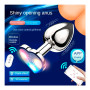 Plug Anal Vibrador con App y Control Remoto Carga USB Medium 8,2 x ...
